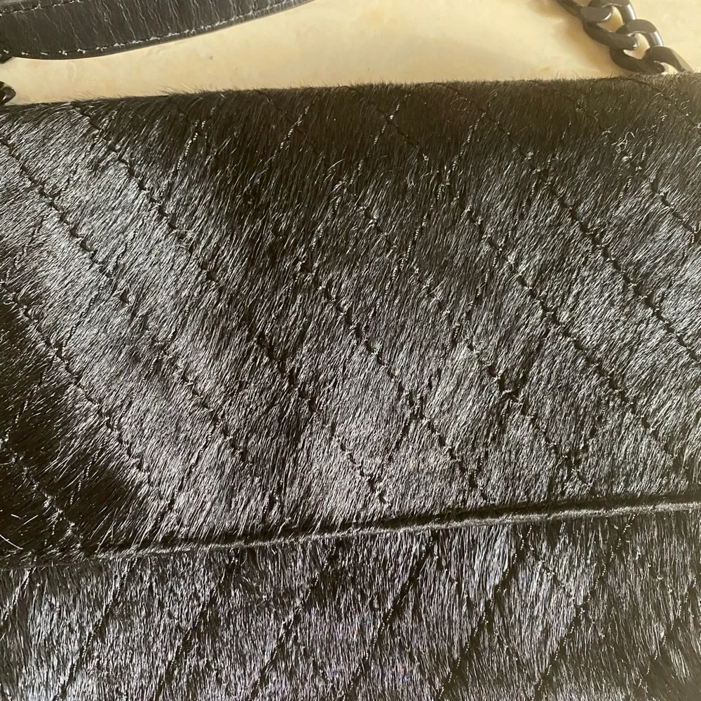 Alice & Olivia pony hair, Crossbody bag - EUC - Picture 5 of 11